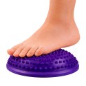 Półkula Sensoryczna Do Masażu Ćwiczeń Równowagi Fioletowa 16 cm