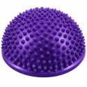 Półkula Sensoryczna Do Masażu Ćwiczeń Równowagi Fioletowa 16 cm