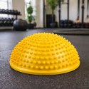 Półkula Sensoryczna Do Masażu Ćwiczeń Równowagi Żółta 16 cm