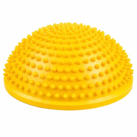 Półkula Sensoryczna Do Masażu Ćwiczeń Równowagi Żółta 16 cm