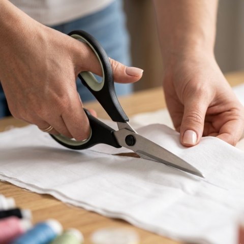 3x NOŻYCZKI NOŻYCE UNIWERSALNE SZKOLNE BIUROWE NIERDZEWNE OSTRE KRAWIECKIE