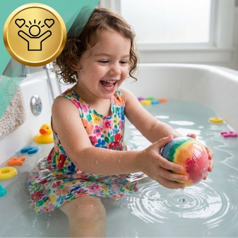 KULA DO KĄPIELI RAINBOW MUSUJĄCA BOMBA TĘCZOWA DLA DZIECI I DOROSŁYCH