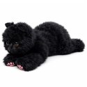 Pluszowa Maskotka Przytulanka Kotek Leżący Czarny 38 cm