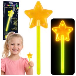 Różdżka Fluorescencyjna Gwiazda Świecąca W Ciemności Stick Neon 22cm