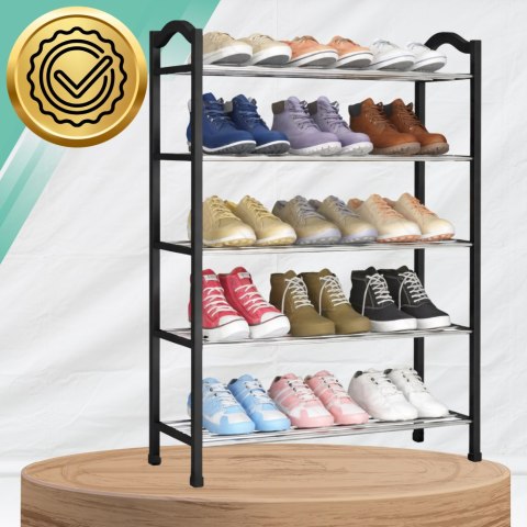 SZAFKA NA BUTY OBUWIE PÓŁKA REGAŁ STOJAK LOFTOWY DO PRZEDPOKOJU CZARNY LOFT