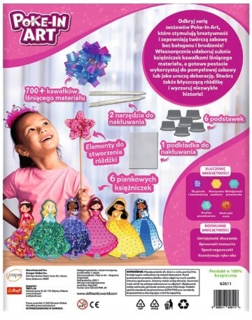 TREFL 62611 Skillmatics Poke-In Art Magiczne Księżniczki