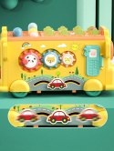 WOOPIE BABY Interaktywny Autobus Montessori Edukacyjny 6w1 Młoteczek Cymbałki +18 m