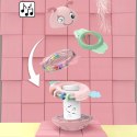 WOOPIE Baby Wańka Wstańka Zabawka Sensoryczna 2w1 Grzechotka Gryzak Różowa