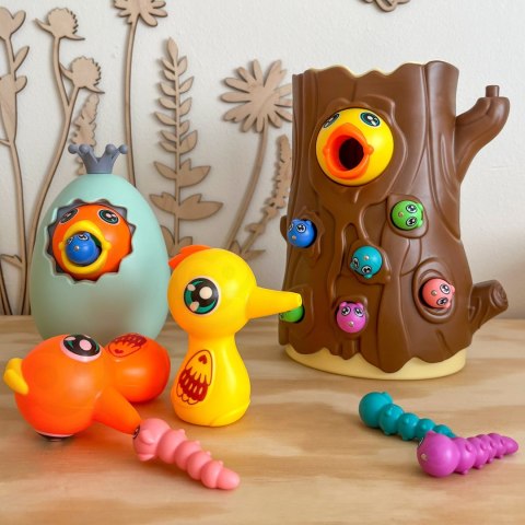 WOOPIE Gra Zręcznościowa Złap Robaczka + Skarbonka Wańka Wstańka Jajko