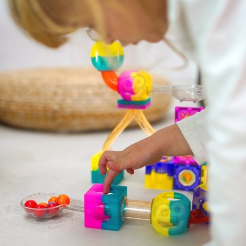 WOOPIE Klocki Magnetyczne Tor Kulkowy 89 el.