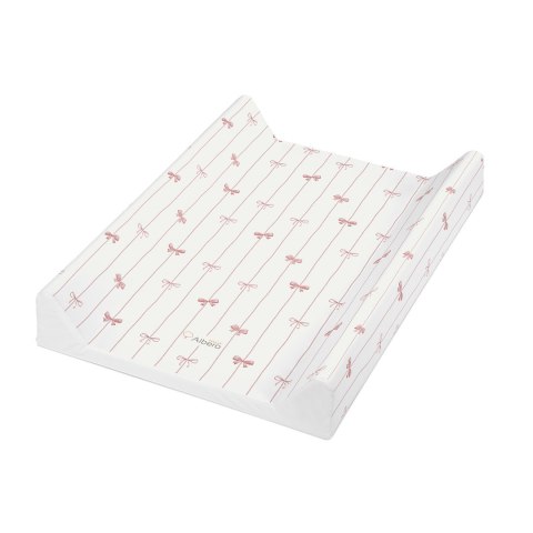 ALBERO MIO Mata do przewijania miękka CP9 Pudrowe kokardki