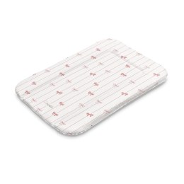 ALBERO MIO Mata do przewijania niemowląt (włóknina) 70x50 CP9 Pudrowe kokardki