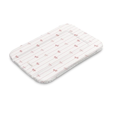 ALBERO MIO Mata do przewijania niemowląt (włóknina) 70x50 CP9 Pudrowe kokardki