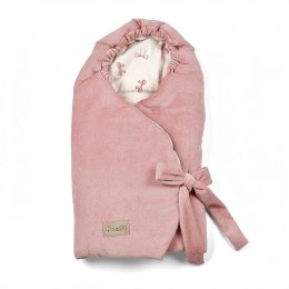 ALBERO MIO Otulacz do fotelika CP9 Pudrowe kokardki