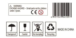 CLASSIC WORLD EDU Instrument Muzyczny Talerze (9 cm) dla Dzieci 2 szt.