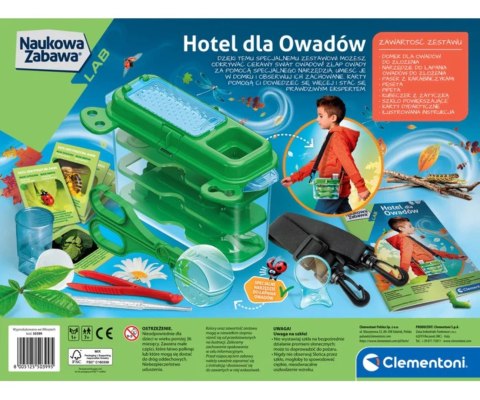 Clementoni 50399 Naukowa Zabawa Lab Hotel Dla Owadów