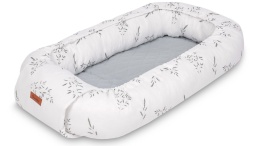 KOKON MUŚLIN GAŁĄZKA ZIELONY 80x45 + PODUSZKA Sensillo