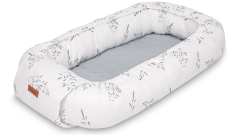 KOKON MUŚLIN GAŁĄZKA ZIELONY 80x45 + PODUSZKA Sensillo