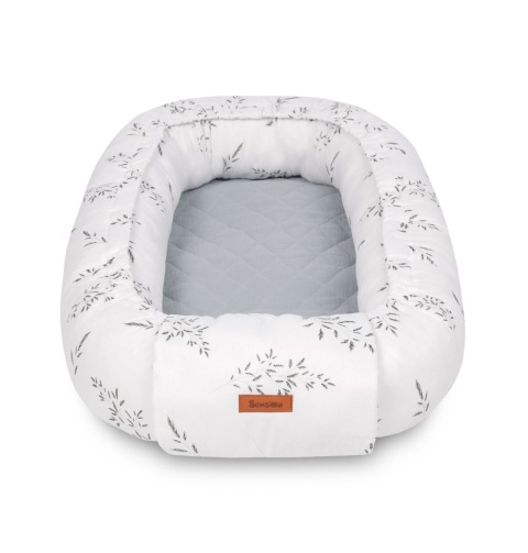 KOKON MUŚLIN GAŁĄZKA ZIELONY 80x45 + PODUSZKA Sensillo