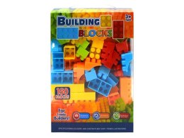 Klocki Konstrukcyjne Dla Dzieci Duży Zestaw Kolorowych Klocków 150 El. Układanka