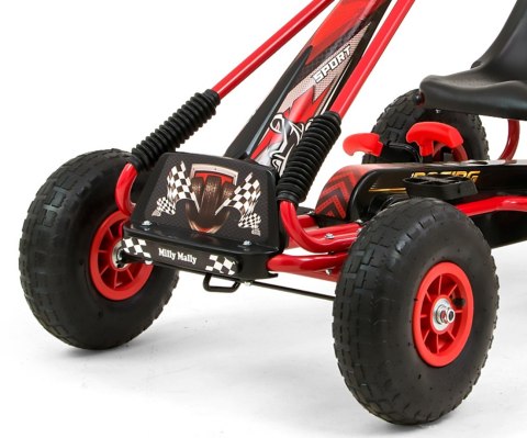 MILLY MALLY 3171 Gokart na pedały Thor Red