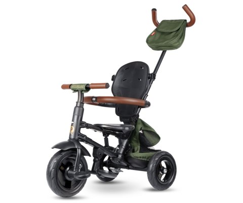 MILLY MALLY 6298 Qplay Rowerek Trójkołowy Rito Deluxe Rubber Olive