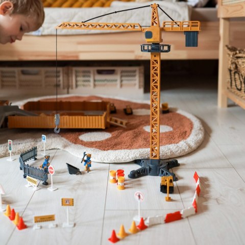 WOOPIE Samochód Ciężarowy 6w1 Zestaw Budowy Dźwig Resoraki Akcesoria