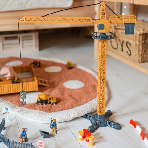 WOOPIE Samochód Ciężarowy 6w1 Zestaw Budowy Dźwig Resoraki Akcesoria