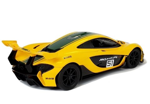 Auto McLaren P1 GTR Samochód Zdalnie Sterowany RC Rastar Żółty 1:14