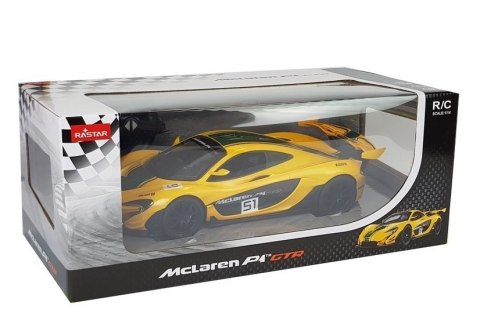 Auto McLaren P1 GTR Samochód Zdalnie Sterowany RC Rastar Żółty 1:14