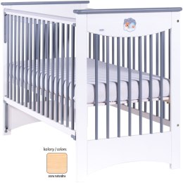 DREWEX Łóżeczko LAURA biała z szufladą 120x60 cm