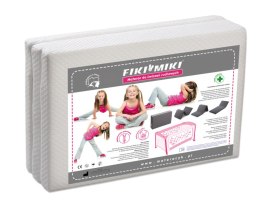 FIKI MIKI Materac do ćwiczeń ruchowych biały MRR1