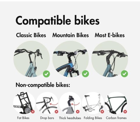 Koszyk rowerowy dla psa KVISP gray M