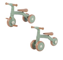MOOVKEE TODI Rowerek trójkołowy biegowy z pedałami 3w1 soft mint