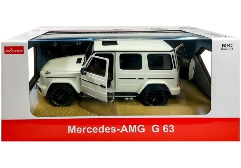 Samochód Terenowy Mercedes G63 Rastar Zdalnie Sterowany R/C Biały 1:14