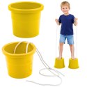 Szczudła Kubełkowe Kubeczki Trening Równowagi Żółte 2 szt.