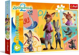 TREFL 15429 Puzzle 160 Razem w Zootopii