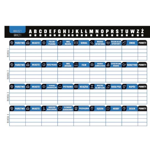 TREFL 30067 Gra towarzyska Państwa-miasta. Sport