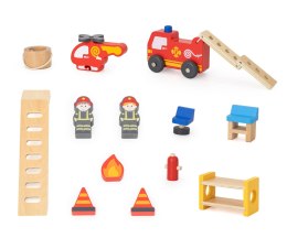 VIGA 44801 Drewniana remiza strażacka z akcesoriami