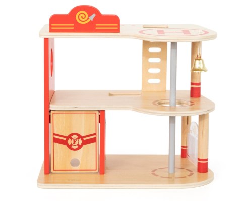 VIGA 44801 Drewniana remiza strażacka z akcesoriami