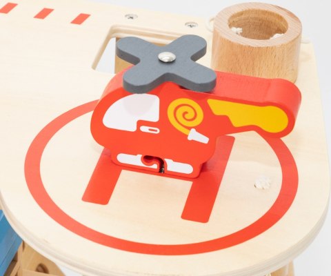 VIGA 44801 Drewniana remiza strażacka z akcesoriami