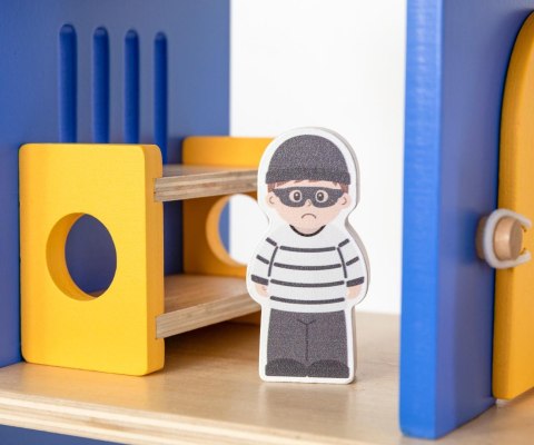 VIGA 44803 Drewniany komisariat policji z akcesoriami