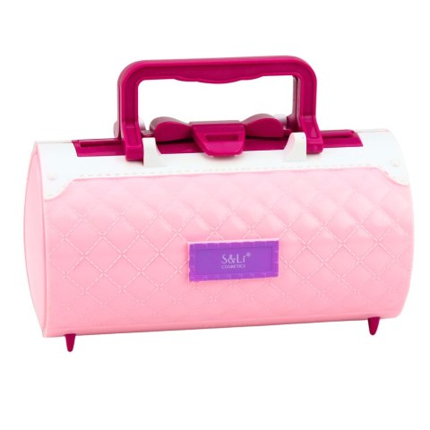 Zestaw Piękności Do Makijażu i Paznokci Kosmetyki Cienie Lakiery Kuferek