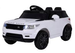 Autko Start Run na akumulator, Biały SUV + Pilot