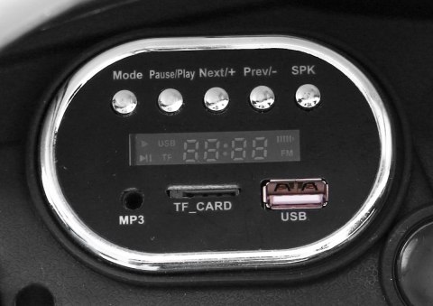 Autko Start Run na akumulator Czarny + Pilot + Bezpieczny SUV