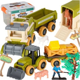 Farma traktor maszyny rolnicze ciągnik do skręcania zwierzęta wkrętarka