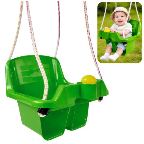 Huśtawka Kubełkowa Zielona Dla Dzieci 5237