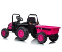 Milly Mally Pojazd na akumulator Traktor z przyczepą Farmer Pink