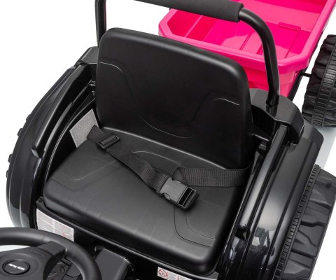 Milly Mally Pojazd na akumulator Traktor z przyczepą Farmer Pink