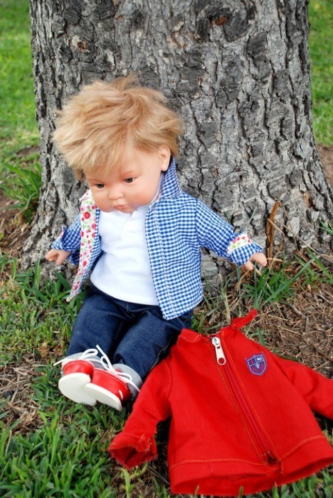 HISZPAŃSKA LALKA CHŁOPCZYK MASSIMO 42cm THE PREPPY WORLD Endisa kod. 4001004